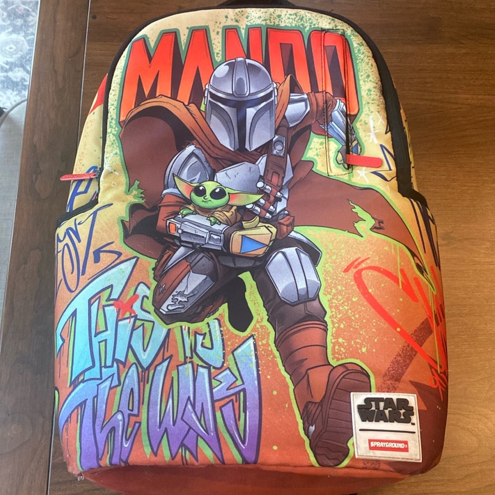 Spray ground Mandolorian Star Wars backpack